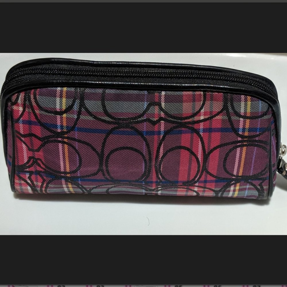 Vintage Coach Cosmetic Clutch Bag